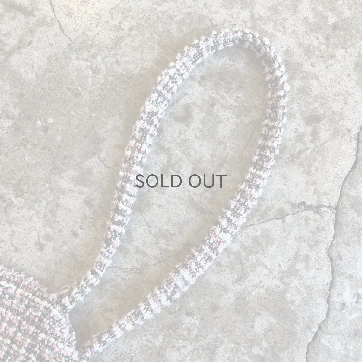 画像9: MIX COLOR TWEED PATTERN DESIGN BUSTIER / Ladies M (9)