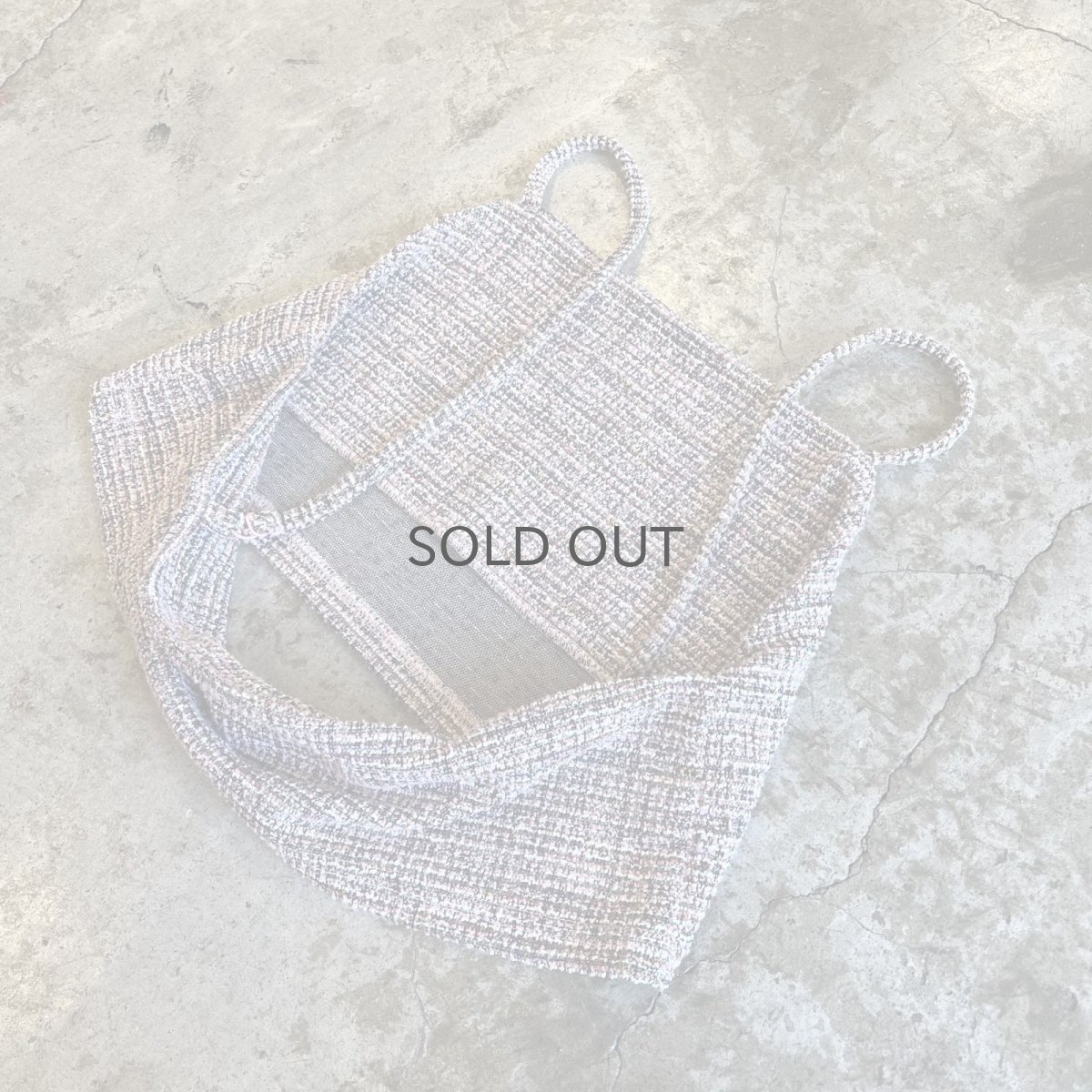 画像11: MIX COLOR TWEED PATTERN DESIGN BUSTIER / Ladies M (11)