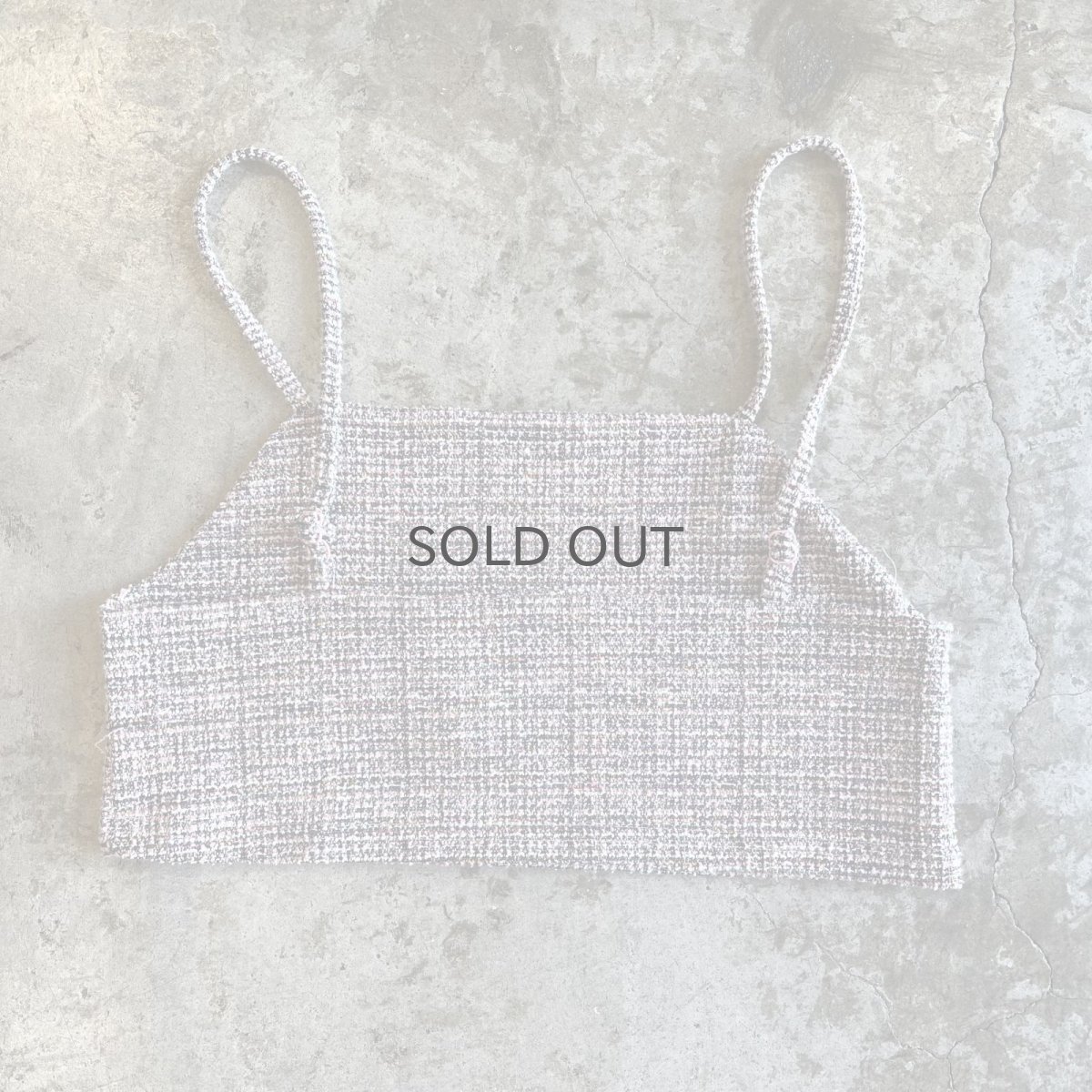 画像2: MIX COLOR TWEED PATTERN DESIGN BUSTIER / Ladies M (2)