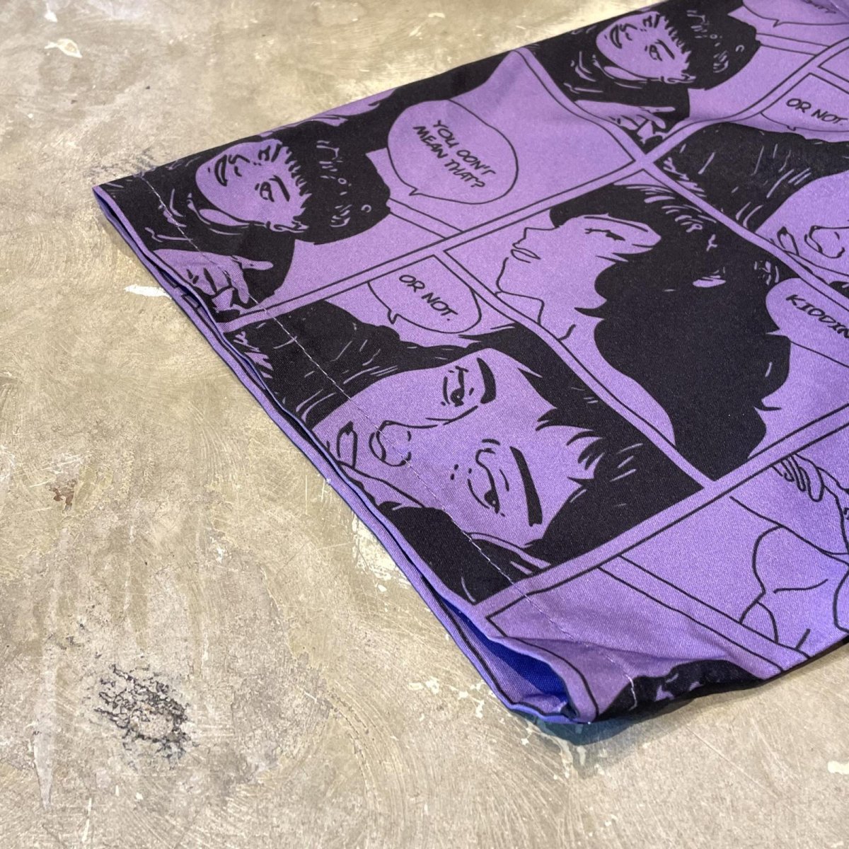 画像7: ALL OVER COMIC GRAPHIC PATTERN S/S SHIRT / Mens M (7)