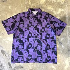画像1: ALL OVER COMIC GRAPHIC PATTERN S/S SHIRT / Mens M (1)