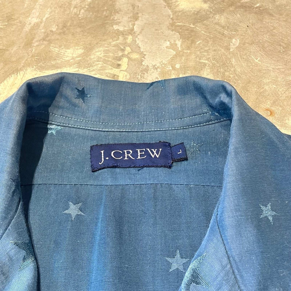 画像10: "J.CREW" STAR GRAPHIC PATTERN COLOR S/S SHIRT / MensL (10)