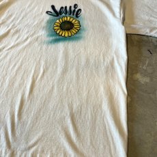 画像6: FRONT SUNFLOWER SPRAY ART PRINTED S/S TEE / Mens L (6)