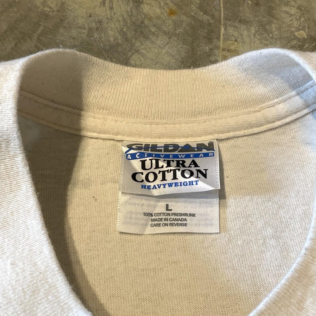 画像10: FRONT SUNFLOWER SPRAY ART PRINTED S/S TEE / Mens L (10)