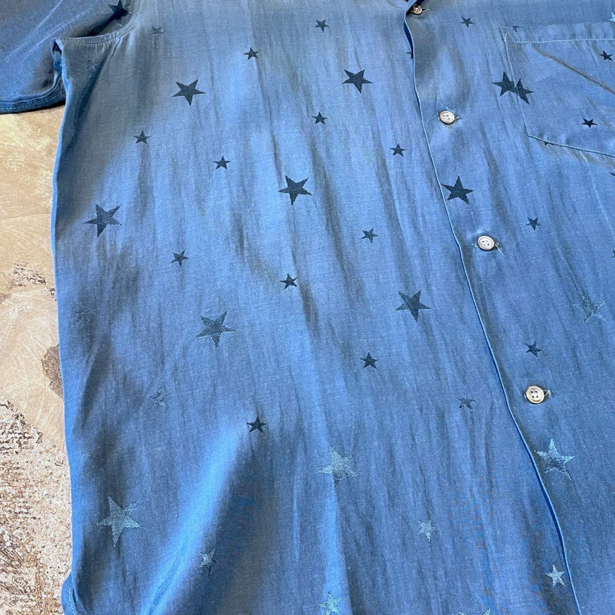 画像5: "J.CREW" STAR GRAPHIC PATTERN COLOR S/S SHIRT / MensL (5)