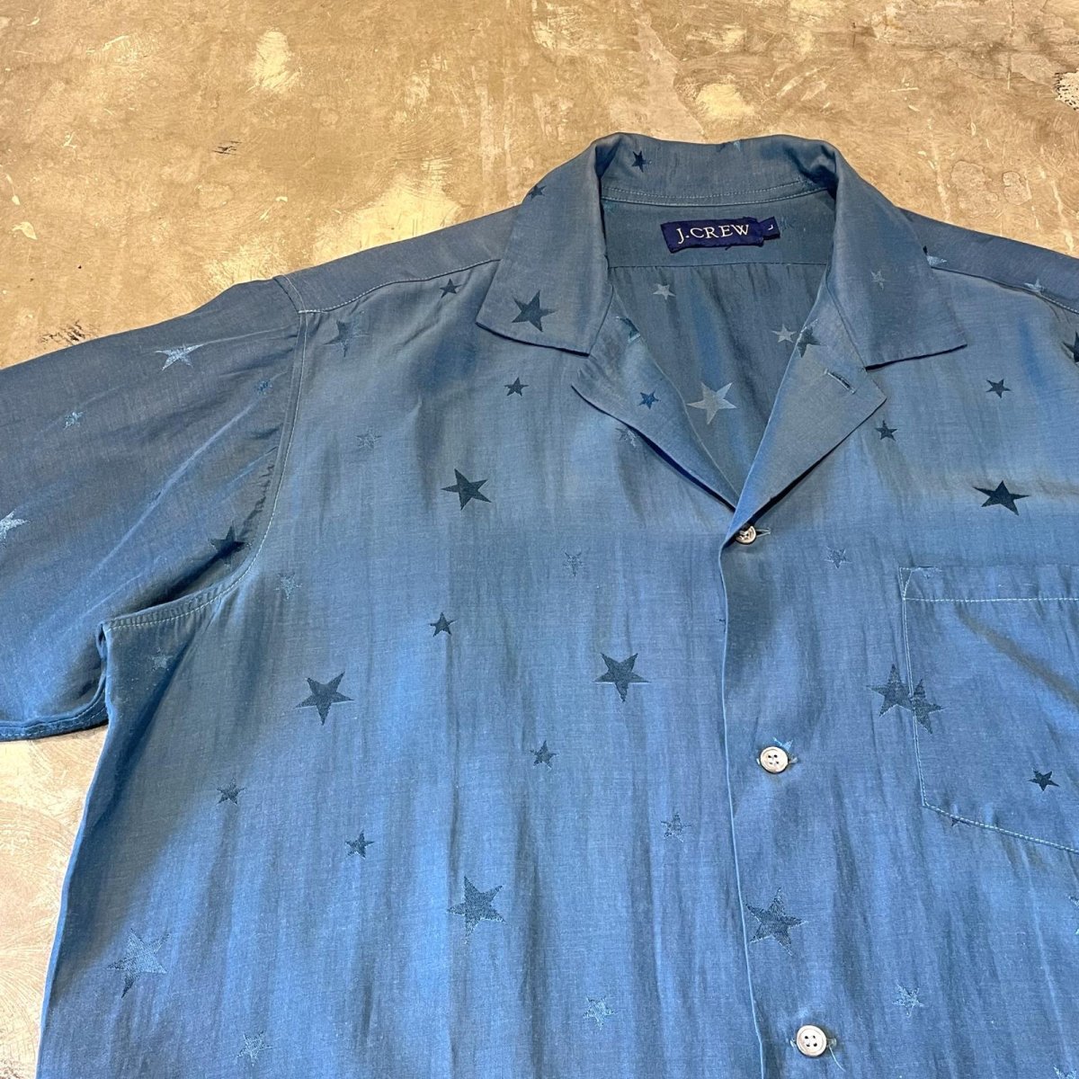 画像3: "J.CREW" STAR GRAPHIC PATTERN COLOR S/S SHIRT / MensL (3)
