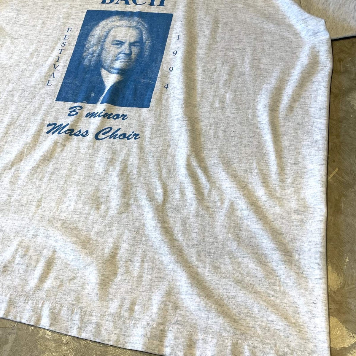 画像6: 90's "BACH" FRONT FACE PRINTED S/S TEE / Mens XL / MADE IN USA (6)