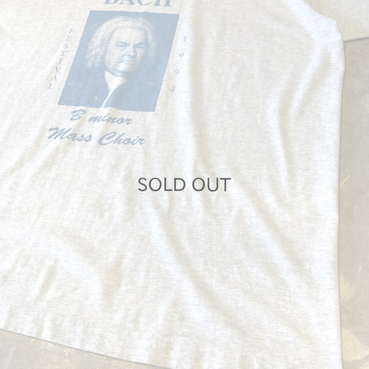 画像6: 90's "BACH" FRONT FACE PRINTED S/S TEE / Mens XL / MADE IN USA (6)