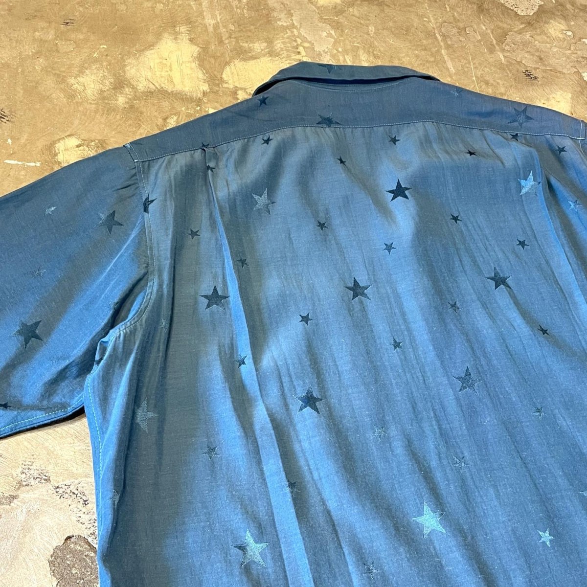 画像9: "J.CREW" STAR GRAPHIC PATTERN COLOR S/S SHIRT / MensL (9)