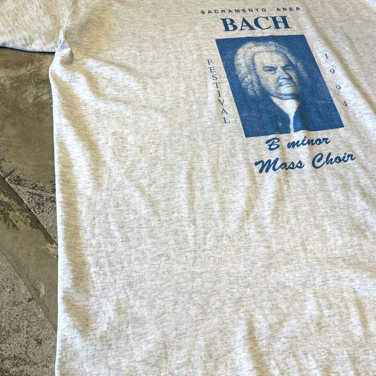 画像5: 90's "BACH" FRONT FACE PRINTED S/S TEE / Mens XL / MADE IN USA (5)