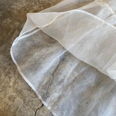 画像11: TIERED DESIGN SHEER TULLE LAYERED LONG SKIRT / W24~W36 (11)