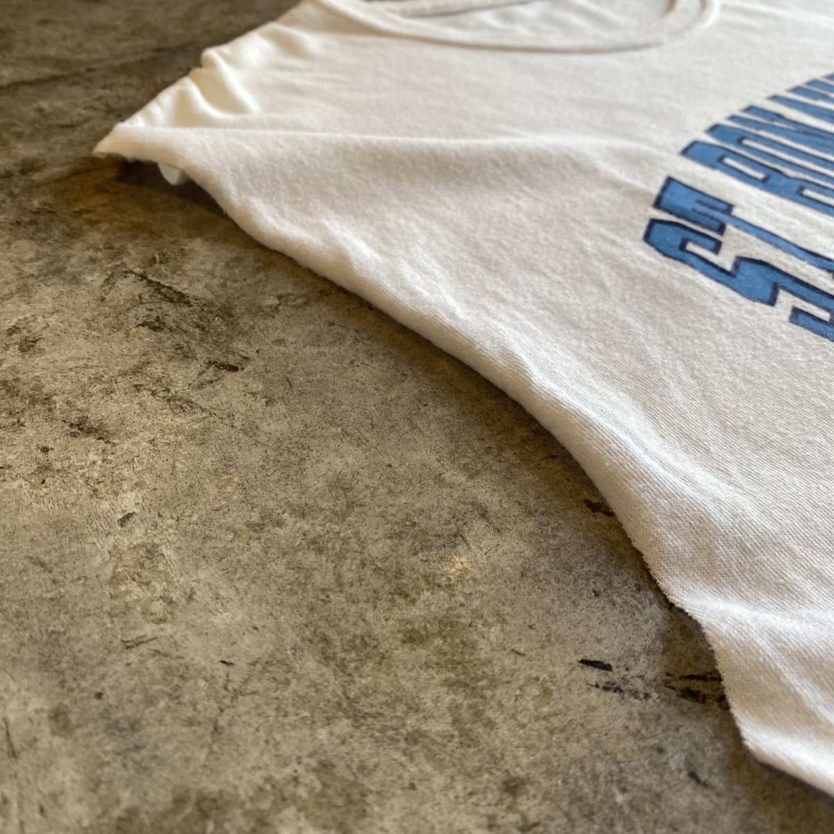 画像6: COLOR UNIVERSITY LOGO PRINTED CUT OFF N/S TEE / Ladies L (6)