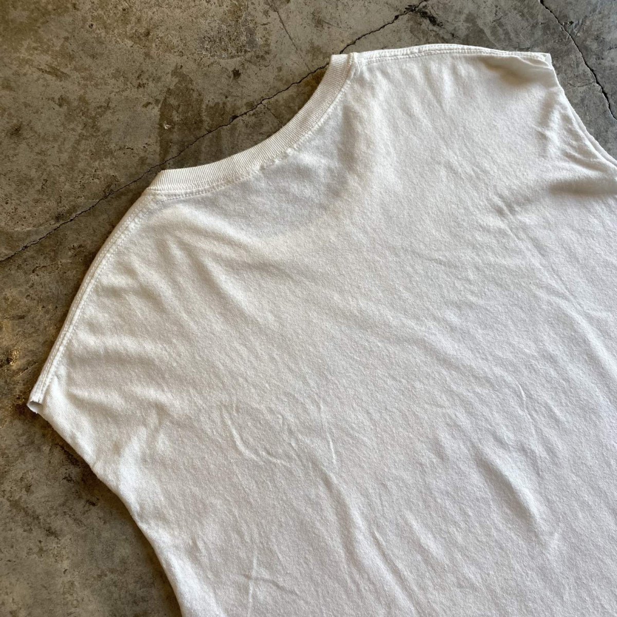 画像8: COLOR UNIVERSITY LOGO PRINTED CUT OFF N/S TEE / Ladies L (8)