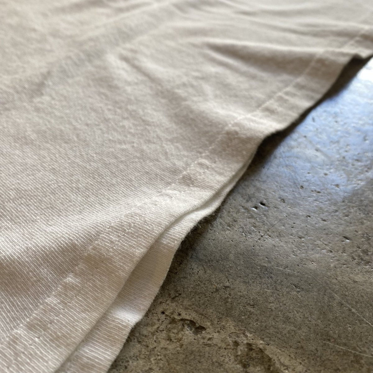 画像10: COLOR UNIVERSITY LOGO PRINTED CUT OFF N/S TEE / Ladies L (10)