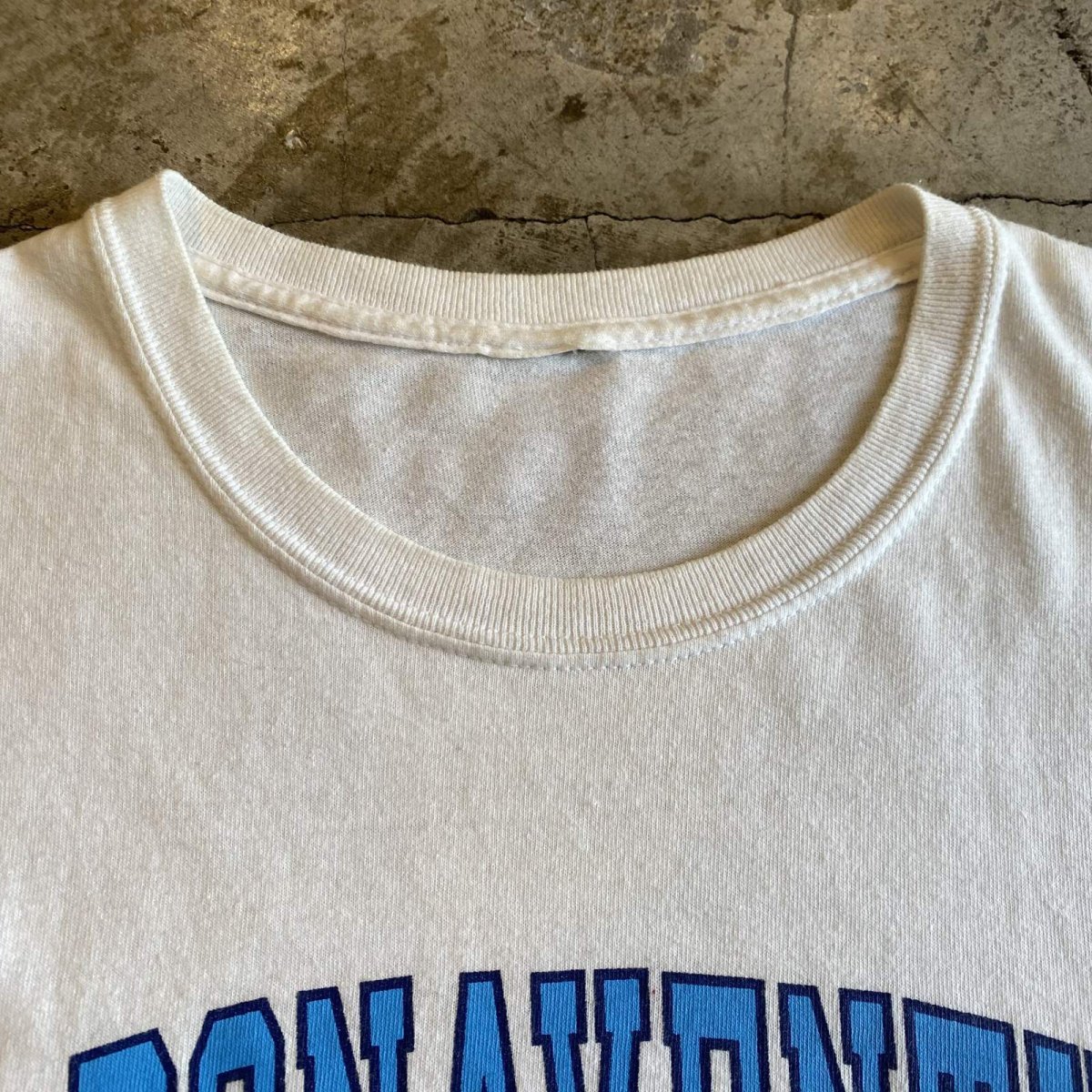 画像5: COLOR UNIVERSITY LOGO PRINTED CUT OFF N/S TEE / Ladies L (5)