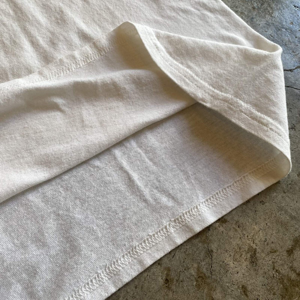 画像7: COLOR UNIVERSITY LOGO PRINTED CUT OFF N/S TEE / Ladies L (7)