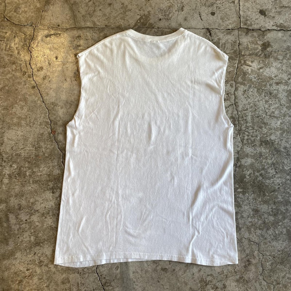 画像2: COLOR UNIVERSITY LOGO PRINTED CUT OFF N/S TEE / Ladies L (2)