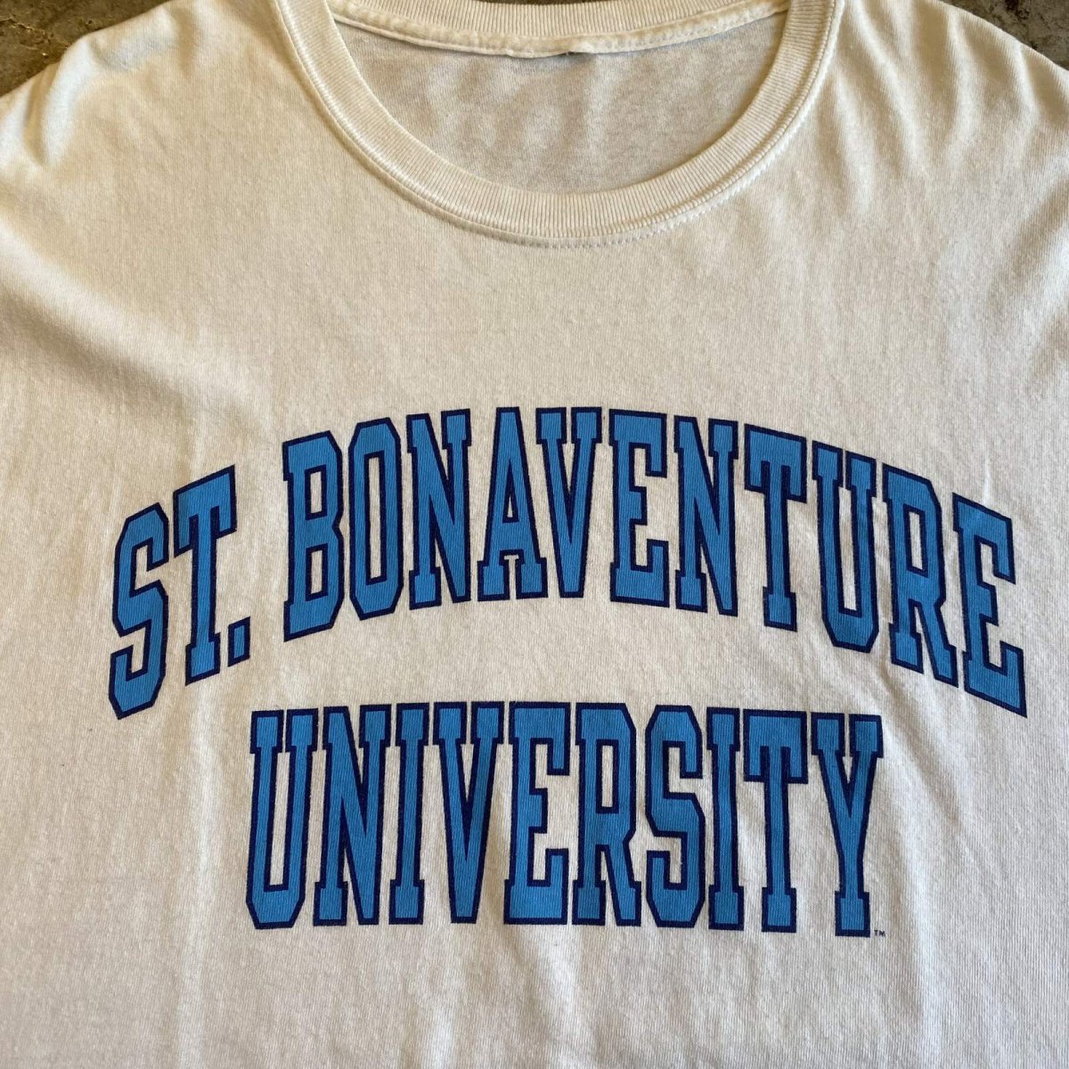 画像4: COLOR UNIVERSITY LOGO PRINTED CUT OFF N/S TEE / Ladies L (4)