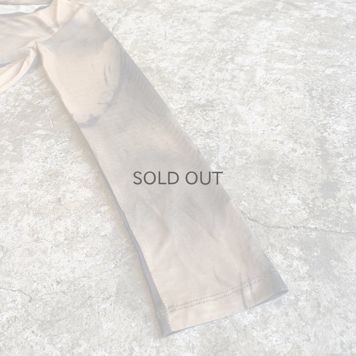 画像6: ART PATTERN DESIGN TULLE SHEER L/S TOPS / Ladies M (6)