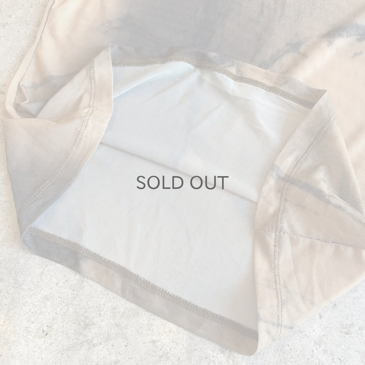 画像7: ART PATTERN DESIGN TULLE SHEER L/S TOPS / Ladies M (7)