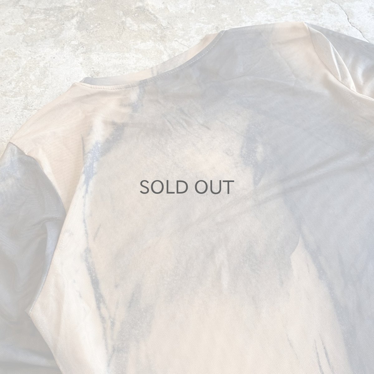 画像10: ART PATTERN DESIGN TULLE SHEER L/S TOPS / Ladies M (10)