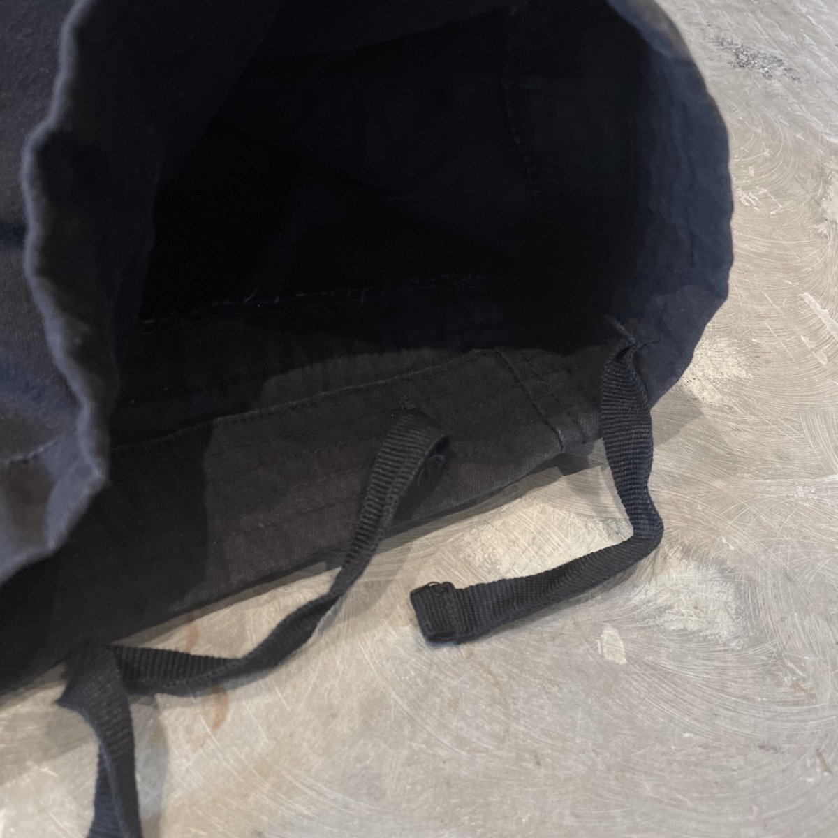 画像10: BLACK COLOR CARGO STYLE WIDE SILHOUETTE SHORTS / ~W34 (10)