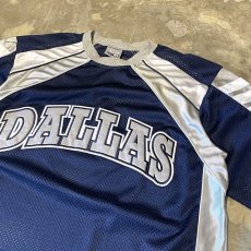 画像4: "DALLAS" COLOR SWITCHED MESH SPORTY S/S TEE / Mens L (4)