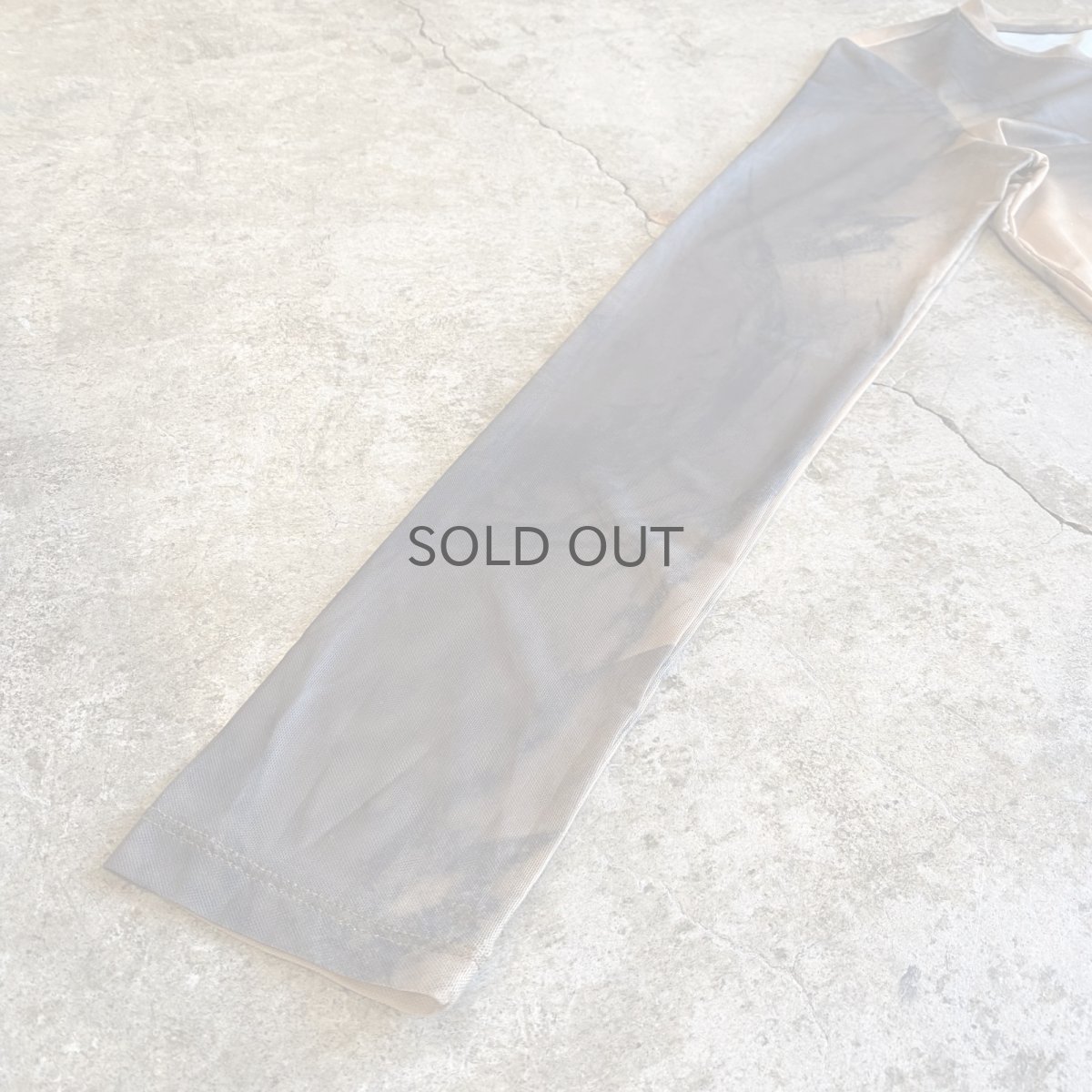 画像5: ART PATTERN DESIGN TULLE SHEER L/S TOPS / Ladies M (5)