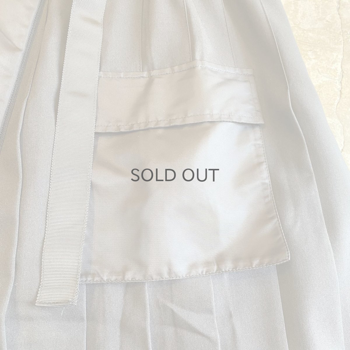 画像5: 【WONDERGROUND】FRONT SLIT ZIPPER DESIGN PLEATS SKIRT / OS (5)