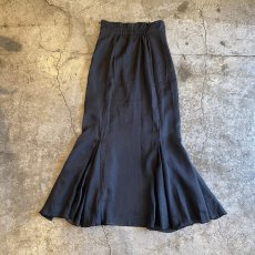 画像2: BLACK COLOR SHEER DESIGN LILY SKIRT / W26~W28 (2)