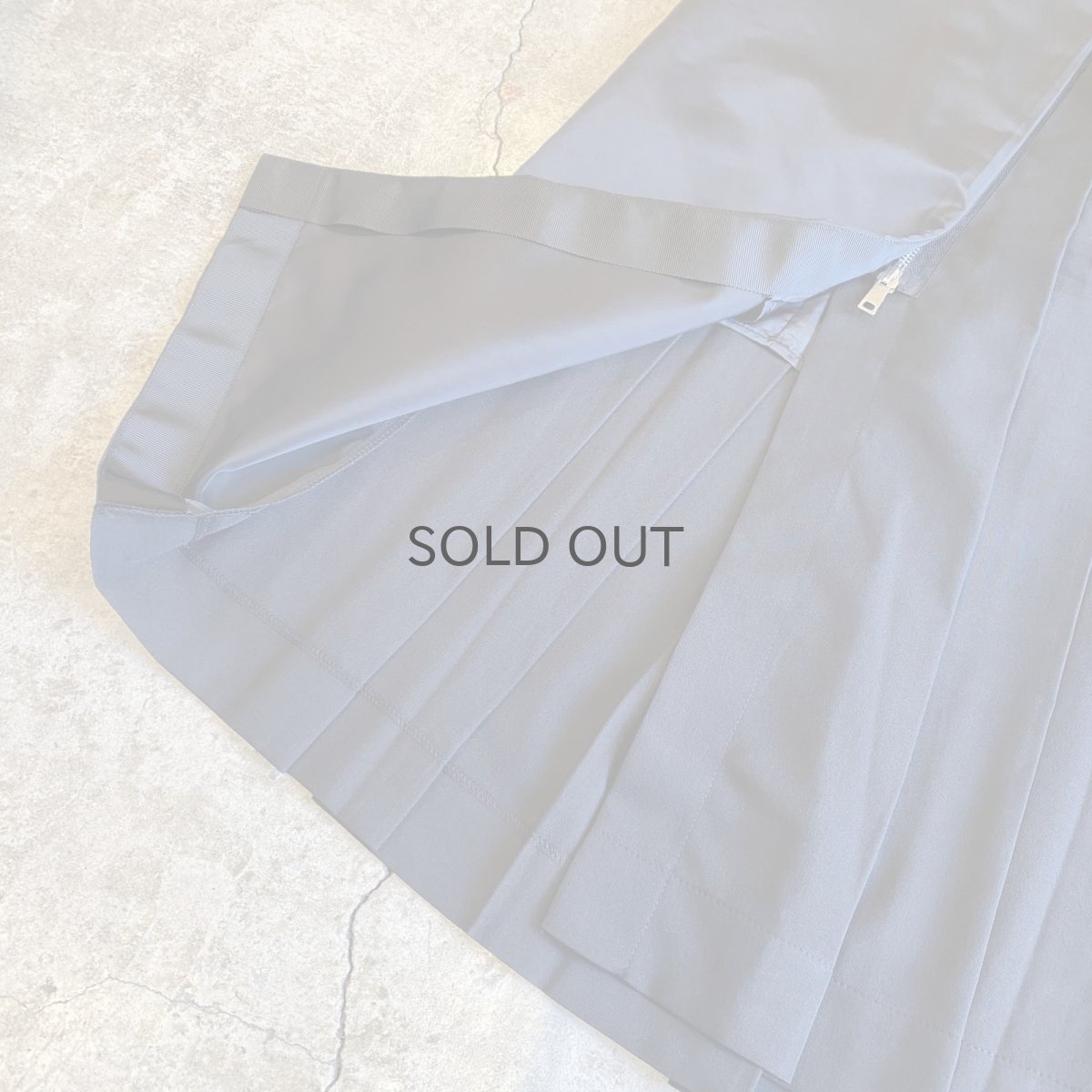 画像6: 【WONDERGROUND】FRONT SLIT ZIPPER DESIGN PLEATS SKIRT / OS (6)