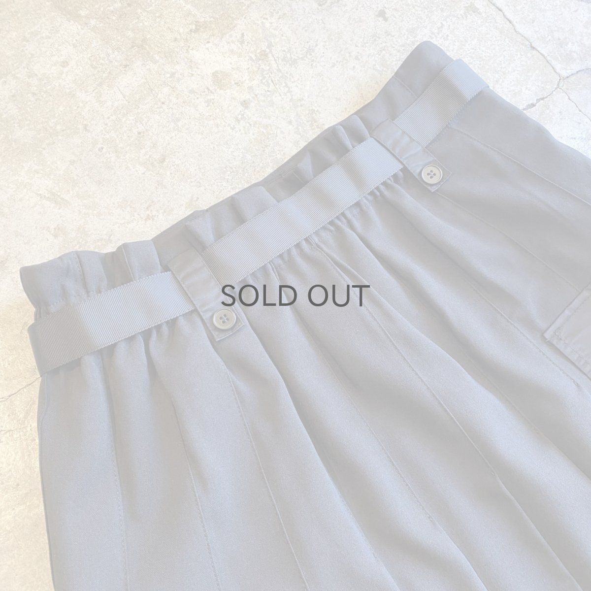 画像9: 【WONDERGROUND】FRONT SLIT ZIPPER DESIGN PLEATS SKIRT / OS (9)