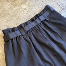 画像9: 【WONDERGROUND】FRONT SLIT ZIPPER DESIGN PLEATS SKIRT / OS (9)