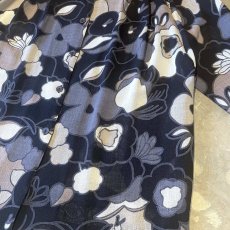 画像6: ALL OVER BOTANICAL GRAPHIC PATTERN SHEER S/S SHIRT / Mens M (6)