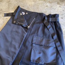 画像8: 【WONDERGROUND】FRONT SLIT ZIPPER DESIGN PLEATS SKIRT / OS (8)