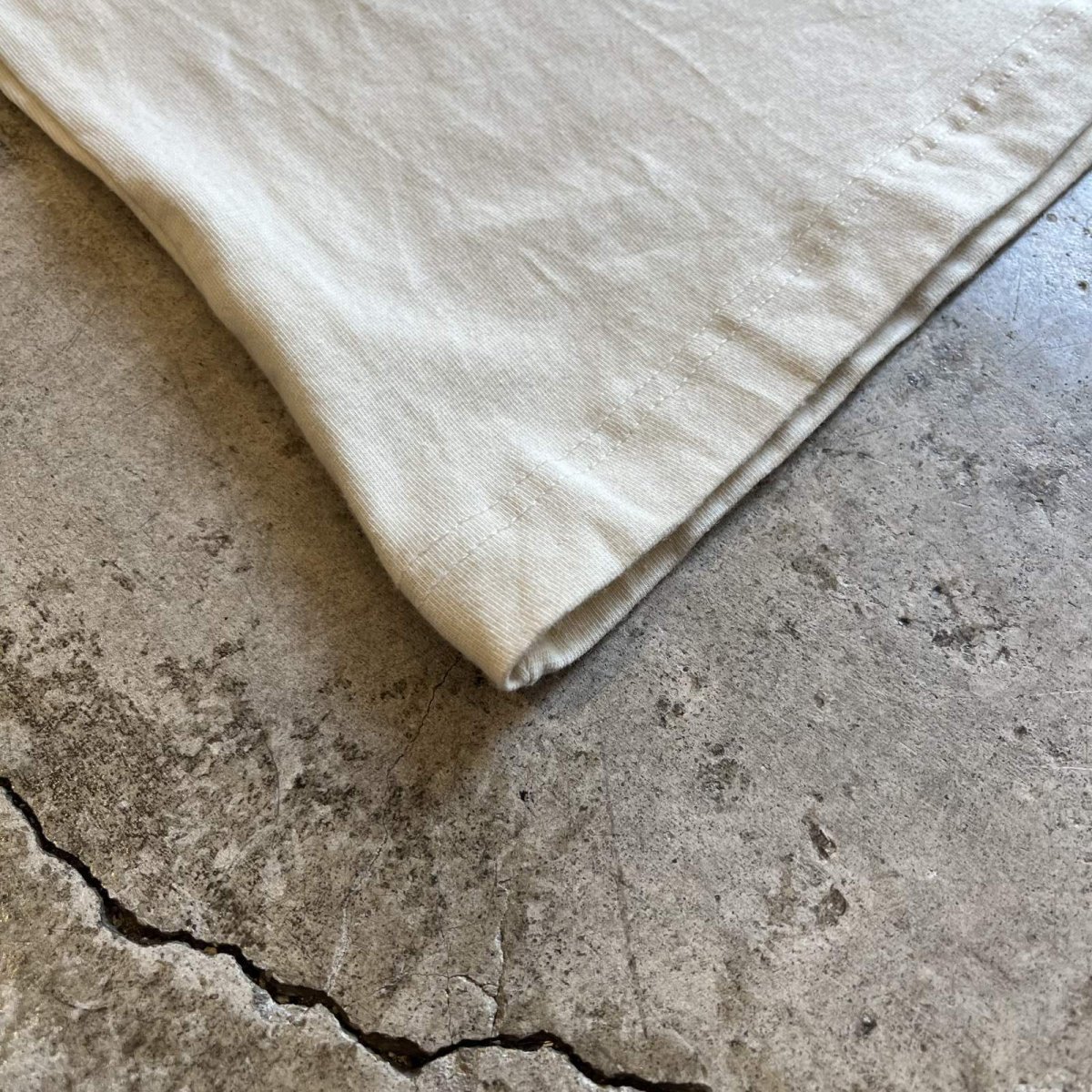 画像3: EURO LINEN×CROCHET SWITCHING DESIGN SLEEVE L/S TOPS / Ladies M (3)