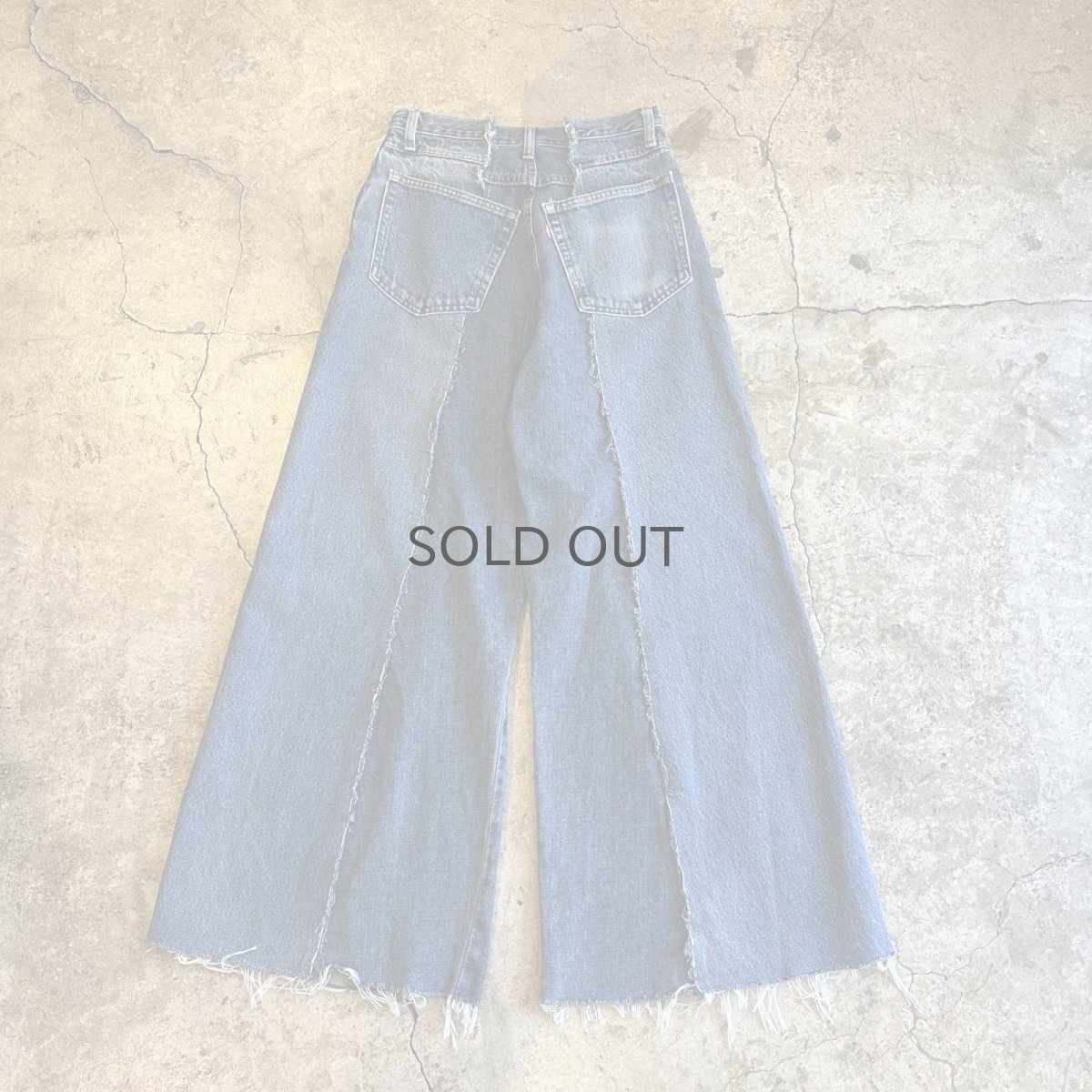 画像2: 【Wiz&Witch】"TWINS" WIDE DENIM PANTS / W29 (2)