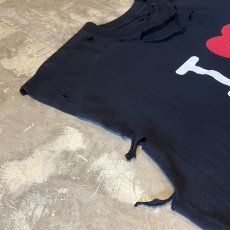 画像7: "I LOVE NY" PRINTED CRASH DAMAGE N/S TEE / Mens L (7)