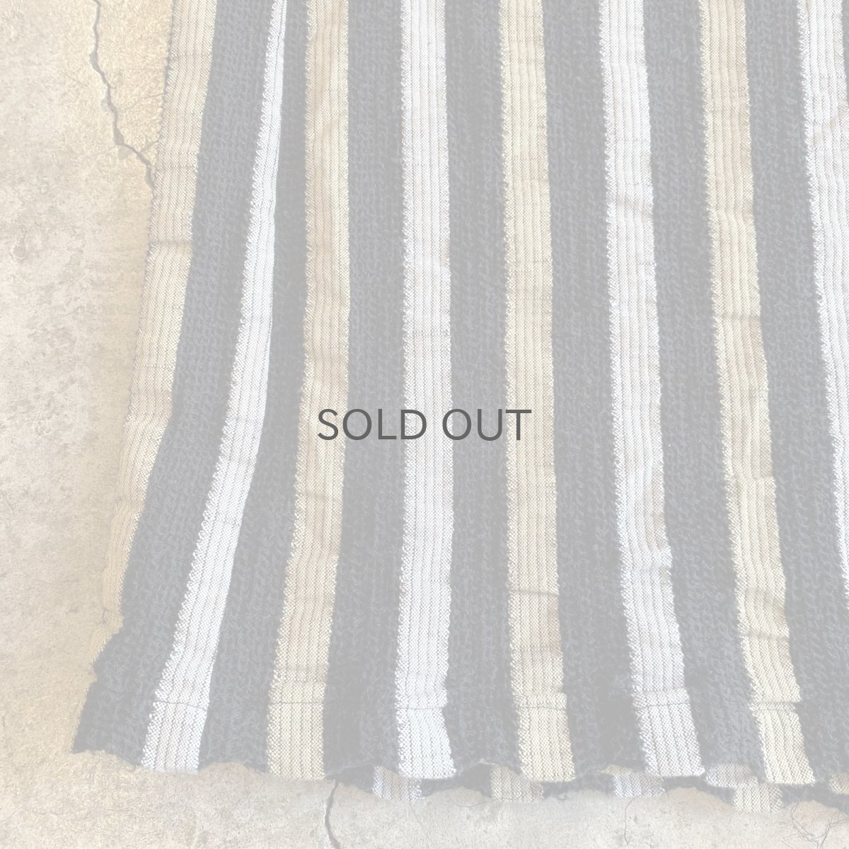 画像4: STRIPE PATTERN WRAP DESIGN SKIRT / W26~W30 (4)