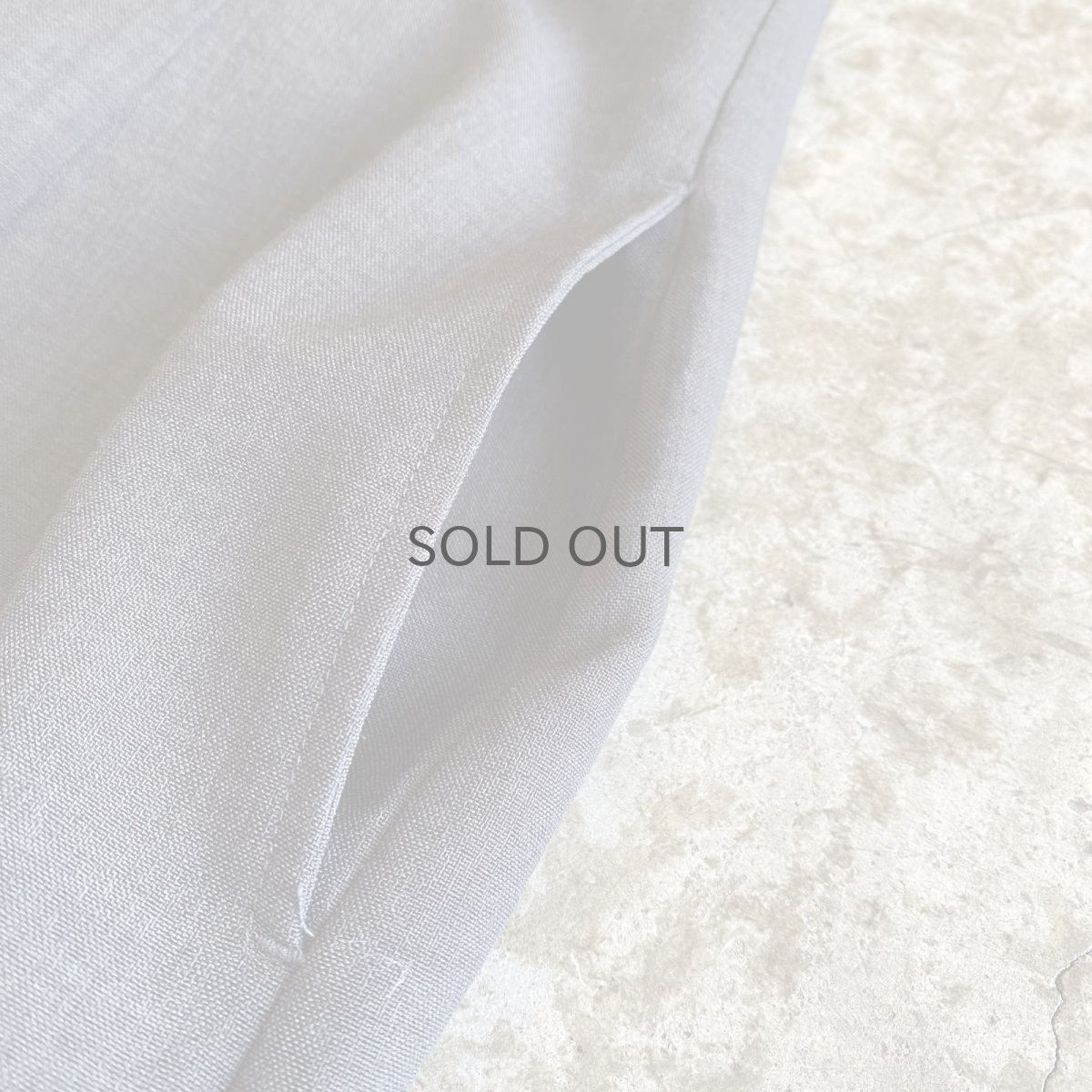 画像8: FRONT DESIGN SLIT SLACKS LIKE SKIRT / W27~W29 (8)