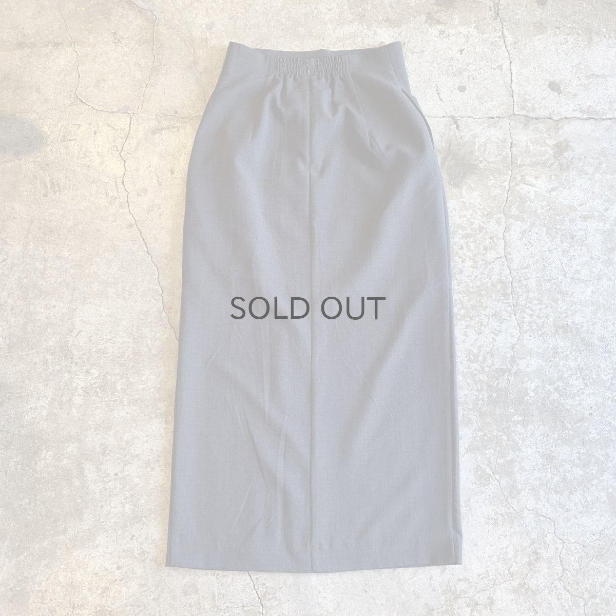 画像2: FRONT DESIGN SLIT SLACKS LIKE SKIRT / W27~W29 (2)