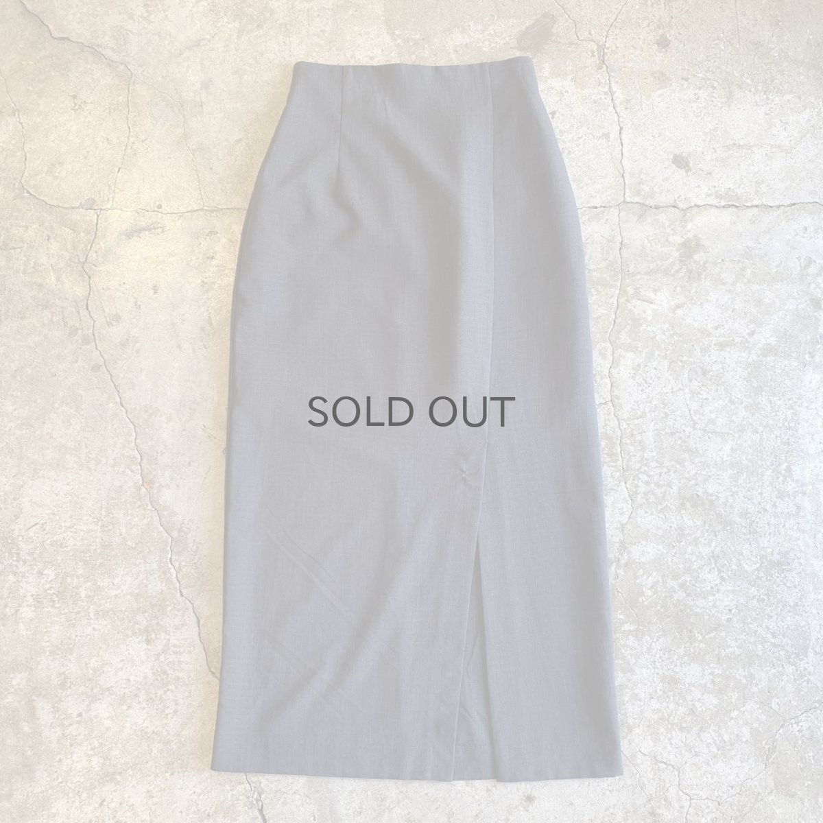 画像1: FRONT DESIGN SLIT SLACKS LIKE SKIRT / W27~W29 (1)