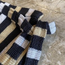 画像9: STRIPE PATTERN WRAP DESIGN SKIRT / W26~W30 (9)
