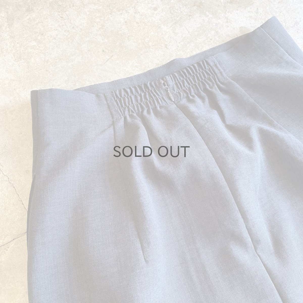 画像10: FRONT DESIGN SLIT SLACKS LIKE SKIRT / W27~W29 (10)