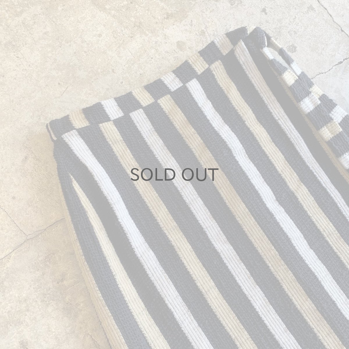 画像3: STRIPE PATTERN WRAP DESIGN SKIRT / W26~W30 (3)