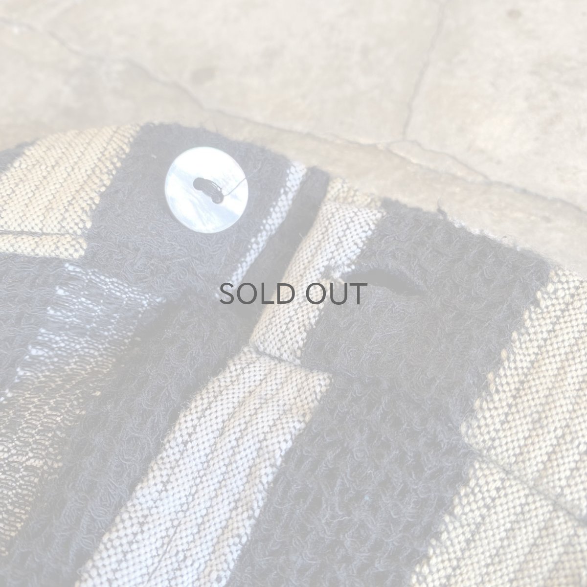 画像8: STRIPE PATTERN WRAP DESIGN SKIRT / W26~W30 (8)