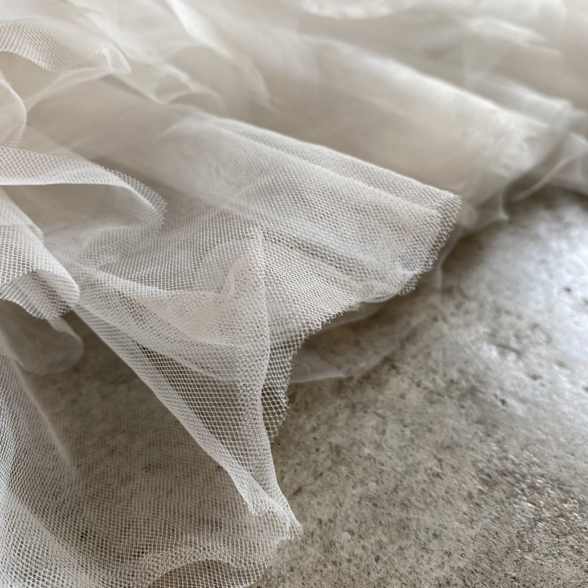 画像11: TIERED DESIGN TULLE SHEER S/S TOPS / Ladies M (11)