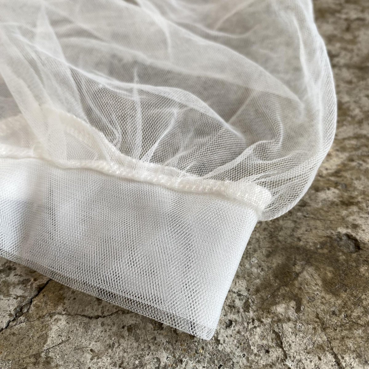 画像9: TIERED DESIGN TULLE SHEER S/S TOPS / Ladies M (9)