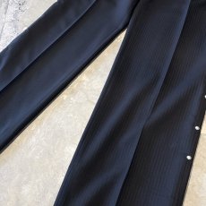 画像6: SIDE STUDS DECORATIVE BLACK COLOR STRIPE SLACKS / W30 (6)