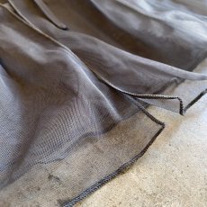 画像10: GREY COLOR SHOULDER FRILL DESIGN TULLE VEST / Ladies M (10)